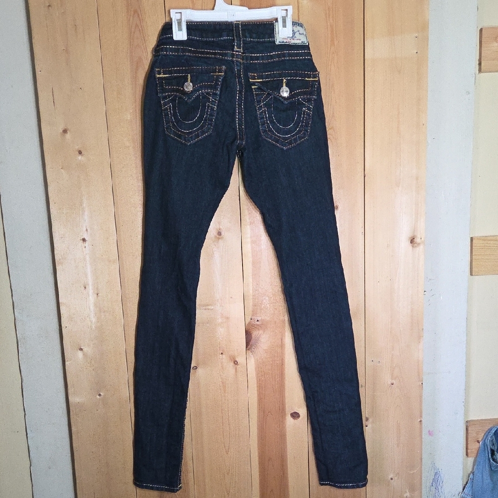 True Religion Dark Indigo Skinny Jeans